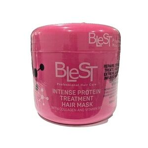 Blest Intense Protein Treatment Hair Mask Collagen,Vitamin B5 Size16.9 oz
NEW